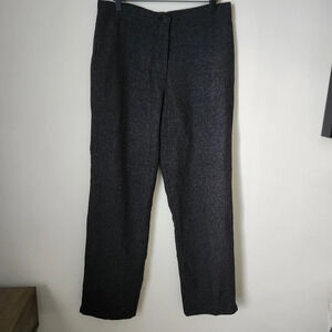 Woolrich | High Waist Straight Leg Onyx Heather Trouser Dress Pants - Size 6